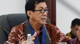 Mantan Menkumham Yasonna Hamonangan Laoly. (Facebook.com @Yasonna H. Laoly )