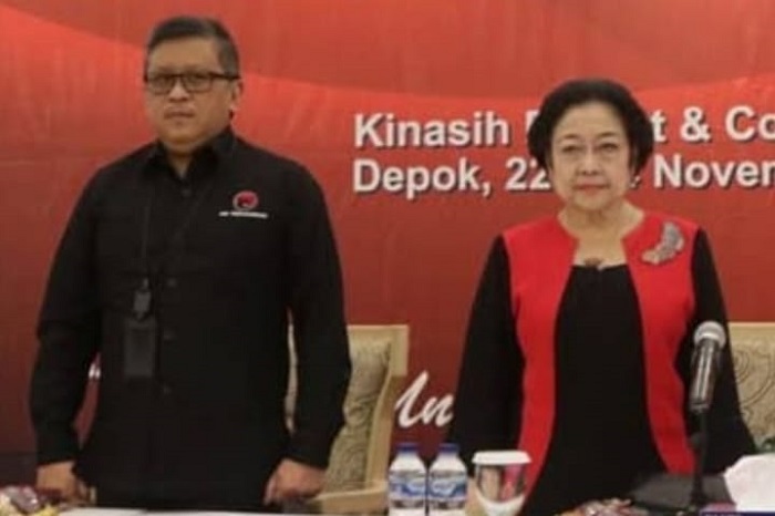 Ketua Umum PDI Perjuangan (PDIP) Megawati Soekarnoputri bersama Sekretaris Jenderal PDIP Hasto Kristiyanto. (Instagram.com @sekjenpdiperjuangan)