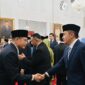 Presiden Prabowo Subianto melantik 31 tokoh dan diplomat sebagai duta besar Republik Indonesia untuk negara-negara sahabat. (Facebook.com @Setkab RI)