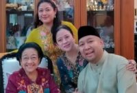 Didit Prabowo berkunjung di kediaman Presiden ke-5 RI Megawati Soekarnoputri di Jakarta. (Instagram.com @puanmaharaniri)