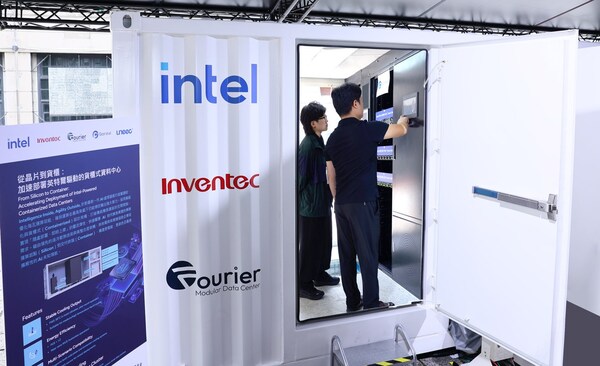 Fourier and Intel jointly showcased a fully integrated 20-foot modular data center container at the Advanced Liquid Cooling Technology Conference, Taipei.